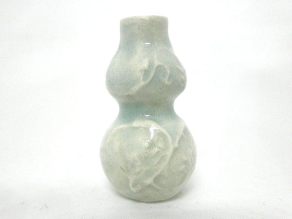 Dollhouse Miniature Oriental Celadon gourd vase