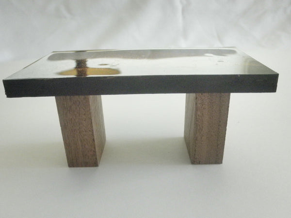 Miniature dining room table resin and wood 1/12th - #B