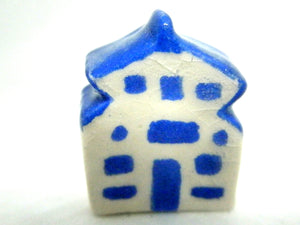 Miniature artist handmade ceramic Dutch cottage #5