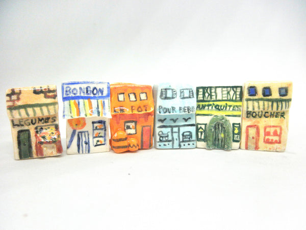 Miniature Ceramic French cottage - Butcher shop