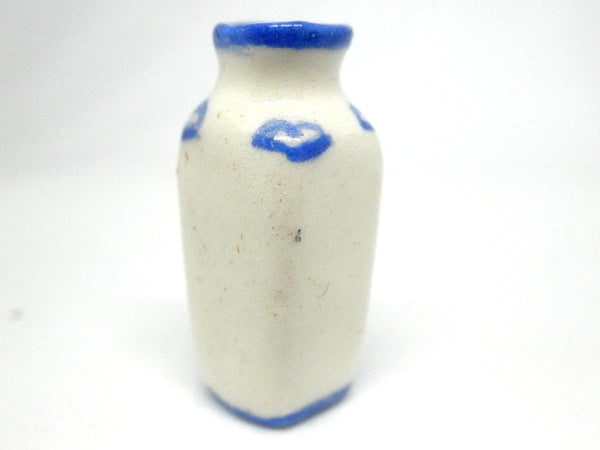 Dollhouse Miniature Oriental blue and white vase -