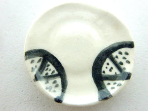 Miniature ceramic plate - lemon slices