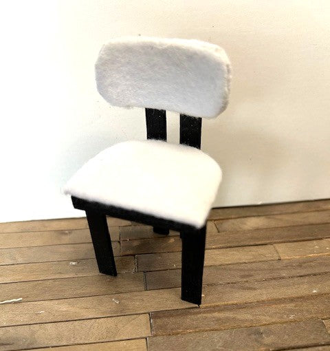 Miniature chairs set of 4 1/12th scale