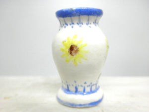 Dollhouse Miniature vase - tuscany style sun flower