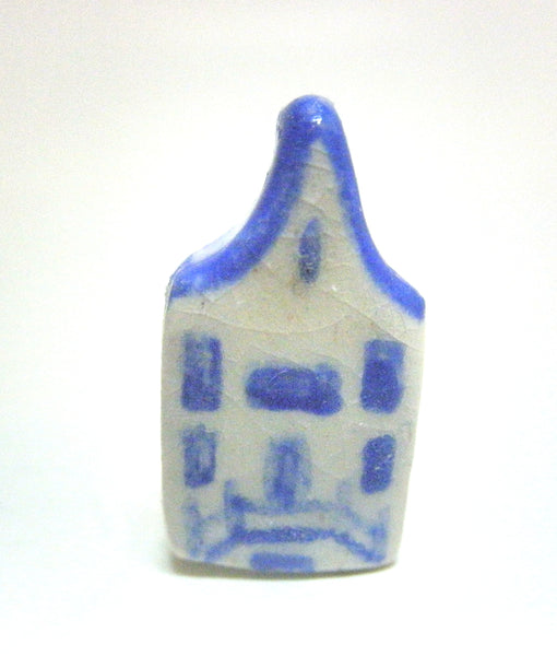 Miniature artist handmade ceramic Dutch cottage A
