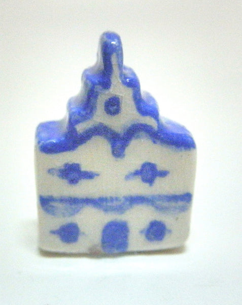 Miniature artist handmade ceramic Dutch cottage C
