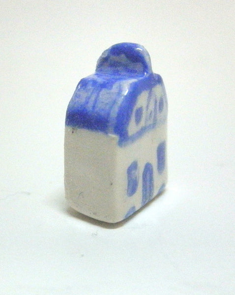 Miniature artist handmade ceramic Dutch cottage E