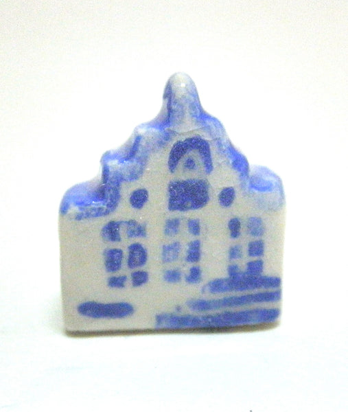 Miniature artist handmade ceramic Dutch cottage H