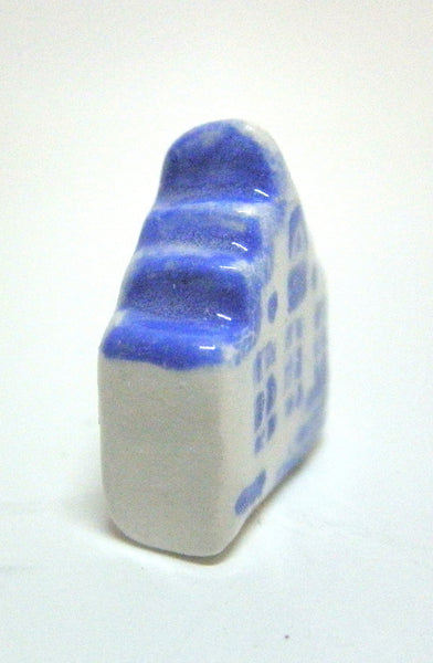 Miniature artist handmade ceramic Dutch cottage H