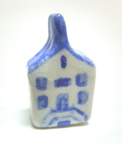 Miniature artist handmade ceramic Dutch cottage I