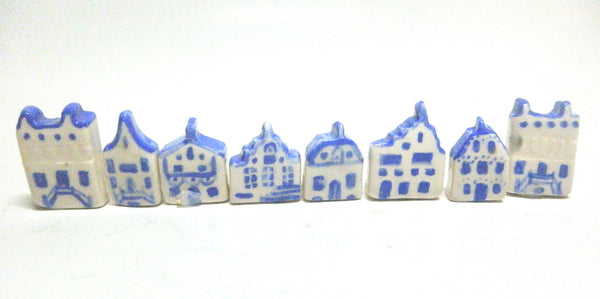 Miniature artist handmade ceramic Dutch cottage N