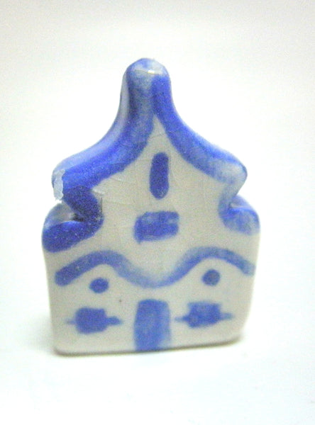 Miniature artist handmade ceramic Dutch cottage J