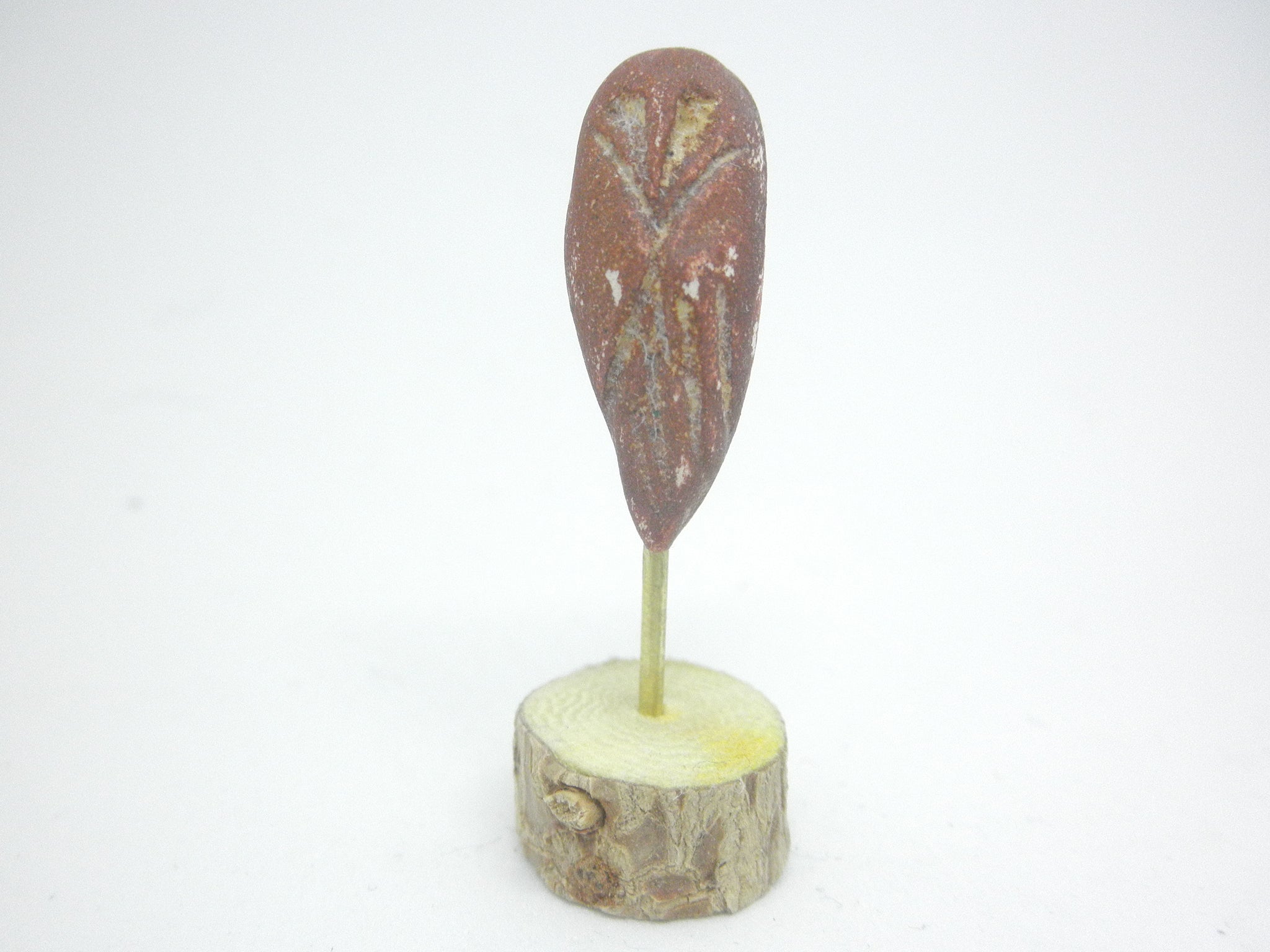 Miniature Ceramic owl sculpture