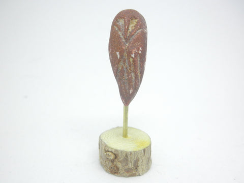 Miniature Ceramic owl sculpture