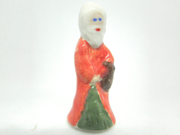 Miniature Christmas Santa figurine