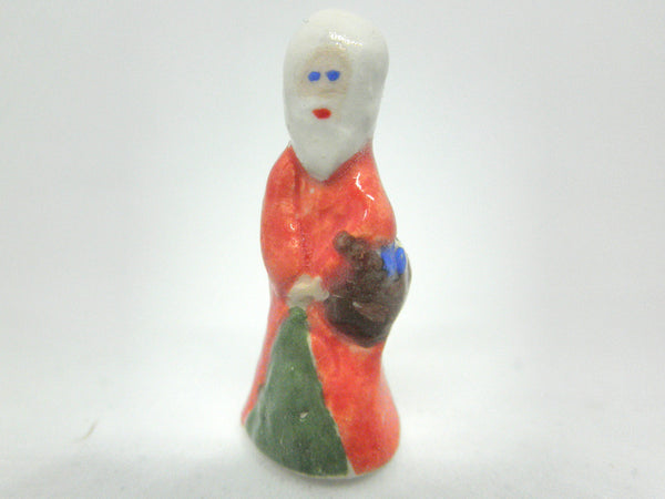 Miniature Christmas Santa figurine