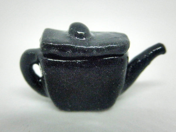 Miniature Japanese inspired black teapot