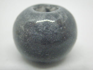 Dollhouse Miniature round vase - Charcoal
