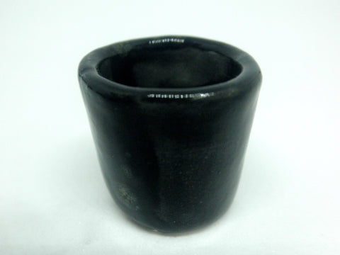 Miniature ceramic planter - black