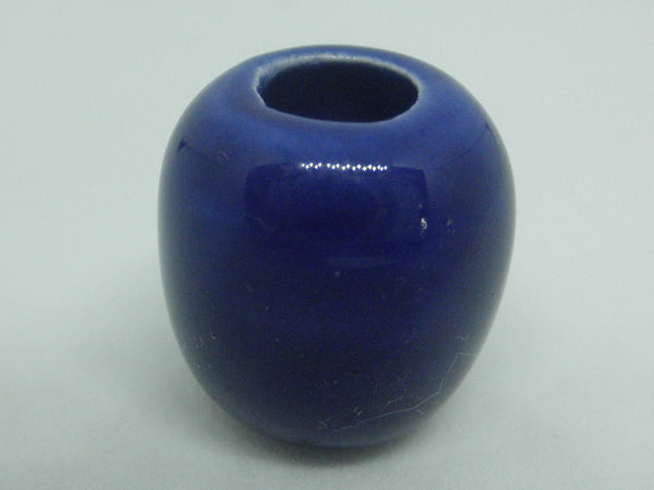 Dollhouse Miniature vase royal blue