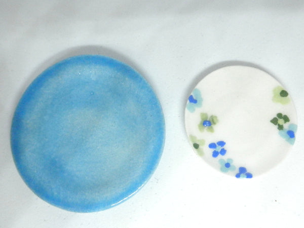 Miniature ceramic dinner set -summer blooms