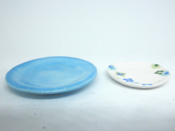 Miniature ceramic dinner set -summer blooms